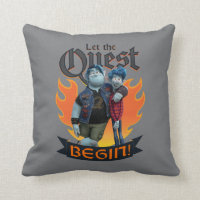 Barley & Ian - Let the Quest Begin Throw Pillow