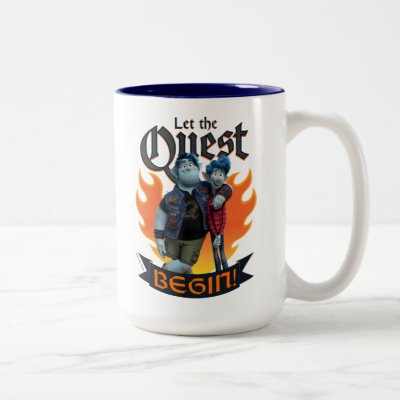 Barley &amp; Ian - Let the Quest Begin Two-Tone Coffee Mug