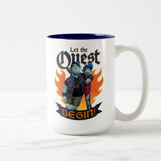 Barley & Ian - Let the Quest Begin Two-Tone Coffee Mug (Right)