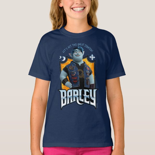 Barley - Let's Get this Quest Started T-Shirt (Front)