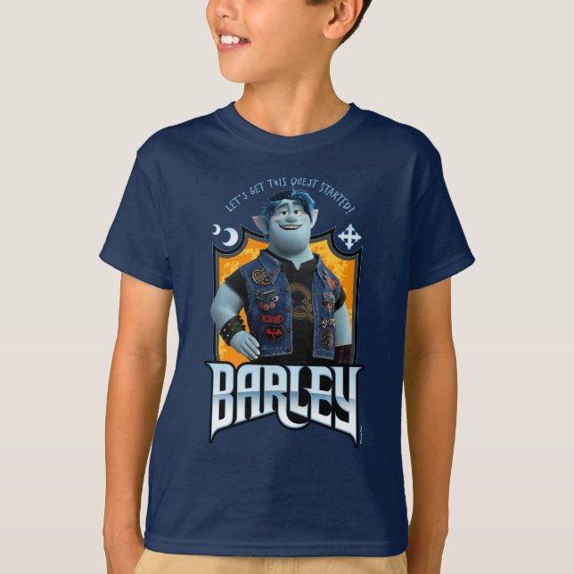 Barley - Let's Get this Quest Started T-Shirt (Front)