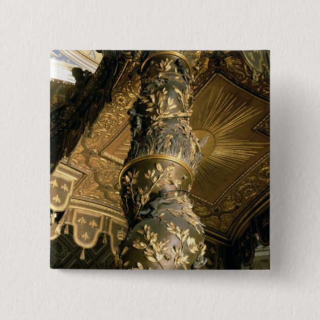 Barley sugar column from the Baldacchino Button (Front)