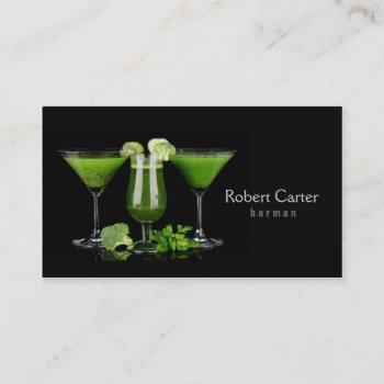 Barman / Vegetarian / Healthy Life / Raw Food Card by paplavskyte at Zazzle