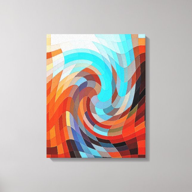 BARN ABSTRACT CANVAS PRINT (Front)