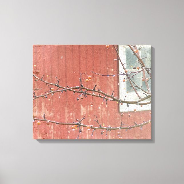 Barn and Berries Canvas Print (Front)