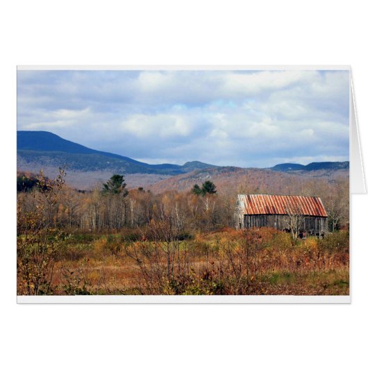 Barn and Mountain (Front Horizontal)