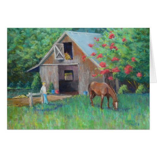 "Barn at Leatherwood" (Front Horizontal)