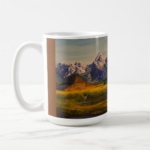 Barn at the Grand Teton, by Gary Poling Coffee Mug