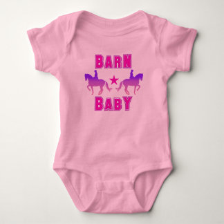 Barn Baby Girl Dressage Bodysuit