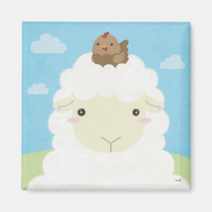 Barn Buddies - Sheep & Chick Magnet