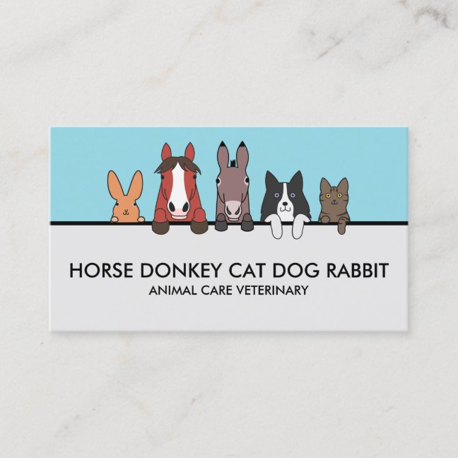 Barn Care Service Business Card