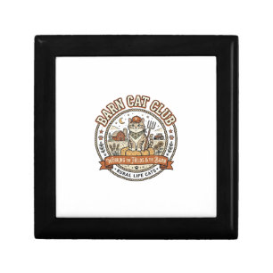 Barn Cat Club Cat Farmer Farm Animal Mashup Cat Vi Gift Box