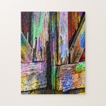 Barn Door Country Artistry Fine Art Photography Jigsaw Puzzle by WackemArt at Zazzle