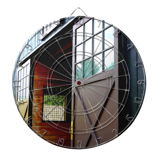 Barn Door Perspective Dart Board (Front)