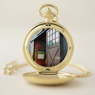 Barn Door Perspective Pocket Watch