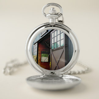 Barn Door Perspective Pocket Watch