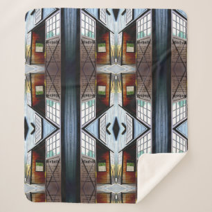 Barn Door Perspective, Revelation 3:8 Sherpa Blanket