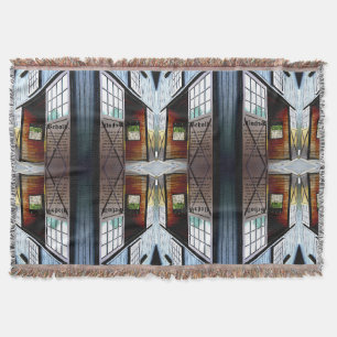 Barn Door Perspective, Revelation 3:8 Throw Blanket