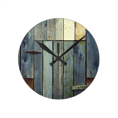 Barn Door Round Wallclock