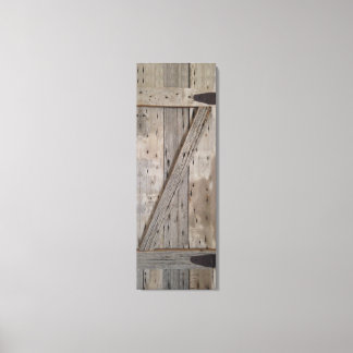 Barn door shutter canvas print
