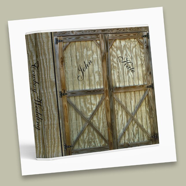Barn Doors Cowboy Wedding Binder (Creator Uploaded)