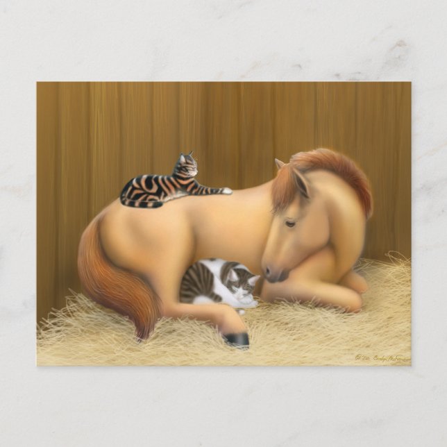 Barn Friends Postcard (Front)