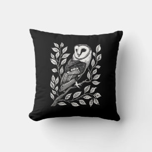 Barn Goth Witch Goblincore Cottagecore Academia Throw Pillow