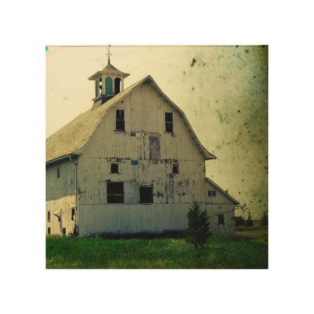 Barn Grunge Wood Wall Decor (Front)