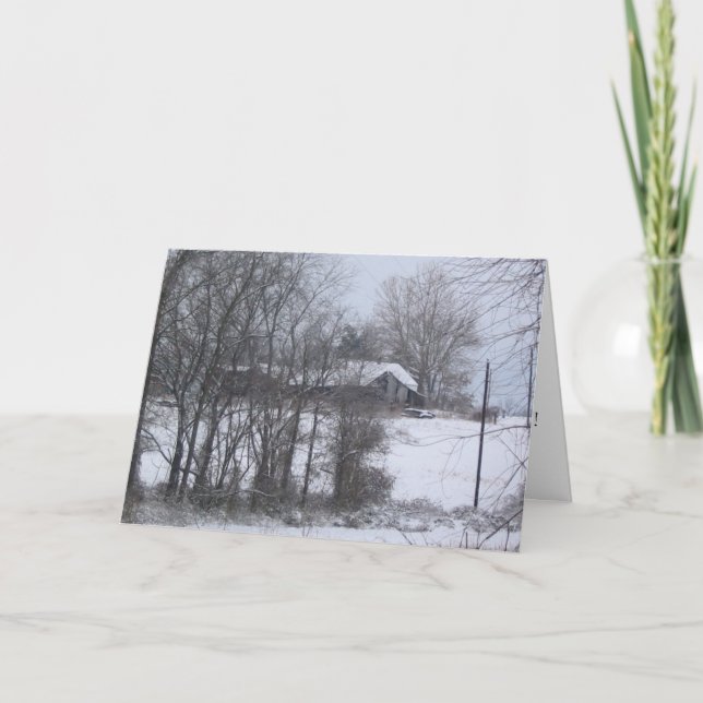 barn holiday card (Front)