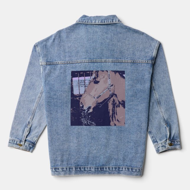 Barn Horse Denim Jacket (Back)