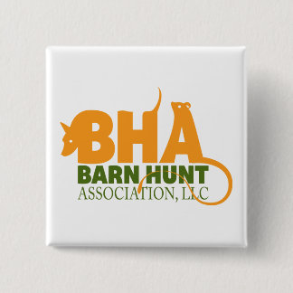 Barn Hunt Association LLC Logo Gear Pinback Button