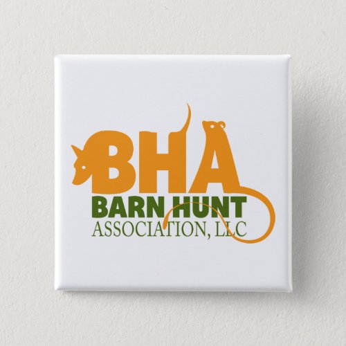 Barn Hunt Association LLC Logo Gear Pinback Button