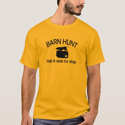Barn Hunt Hide and Seek Dogs T_Shirt