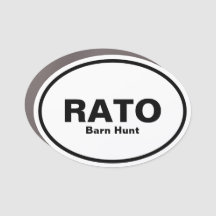 Barn Hunt Title Magnet - Open