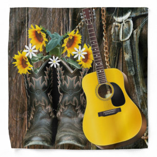 Barn In God We Trust Bandana