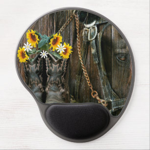 Barn In God We Trust Gel Mouse Pad