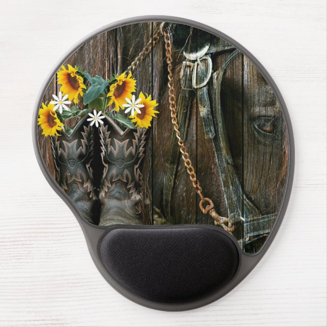 Barn In God We Trust Gel Mouse Pad (Front)