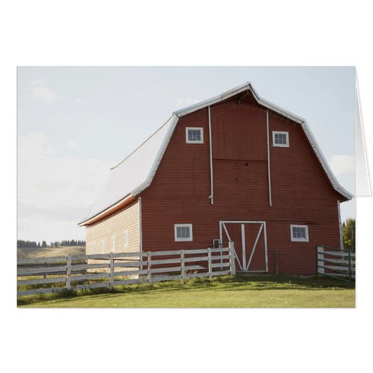 Barn in rural landscape cards (Front Horizontal)