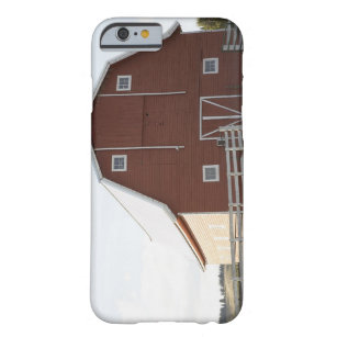 Barn in rural landscape barely there iPhone 6 case