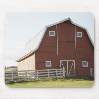 Barn in rural landscape mouse pad