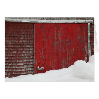 Barn in Winter Cards