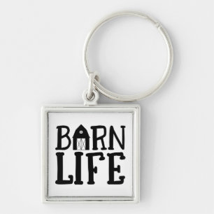Barn Life Farmer Cow Chicken Horse Cute Farm Keychain