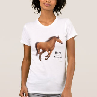 Barn Mom Ladies Scoop Neck T-Shirt