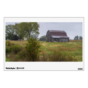 Barn On A Hill Wall Decal
