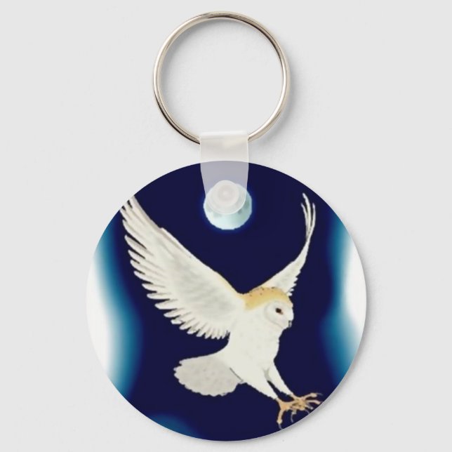 barn-owl-1 keychain (Front)
