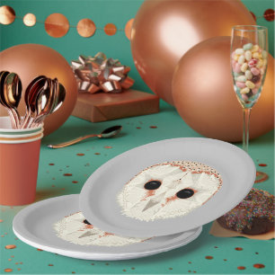 Barn Owl 9" Paper Plates
