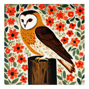 Barn Owl Acrylic Print