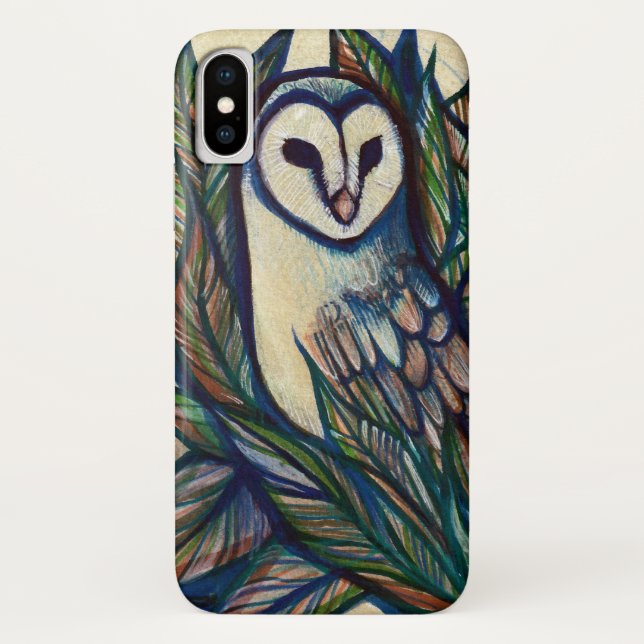 Barn Owl Art                                       Case-Mate iPhone Case (Back)