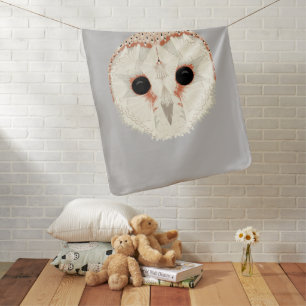 Barn Owl Baby Blanket