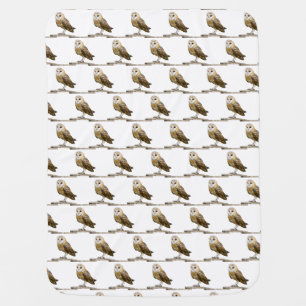 Barn Owl Baby Blanket